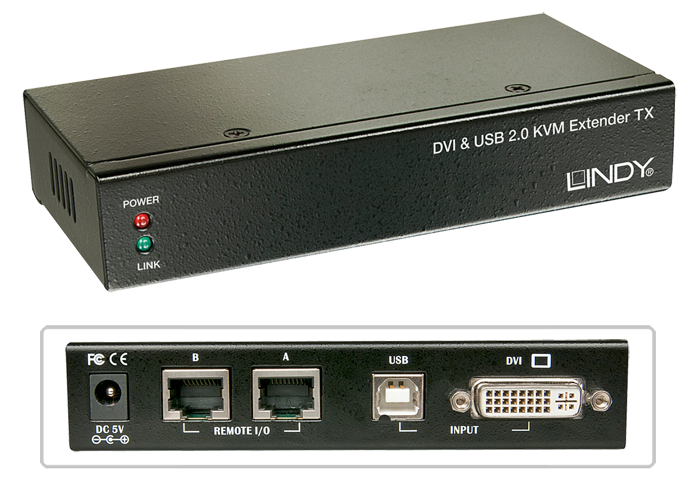 Lindy Cat.5 KVM Extender Classic - KVM-/USB-Extender, Ansicht 3