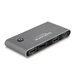 Delock USB-C KVM Switch zu HDMI und DisplayPort 8K MST mit USB 2.0 - 7680 x 4320 Pixel - 8K Ultra HD - Anthrazit