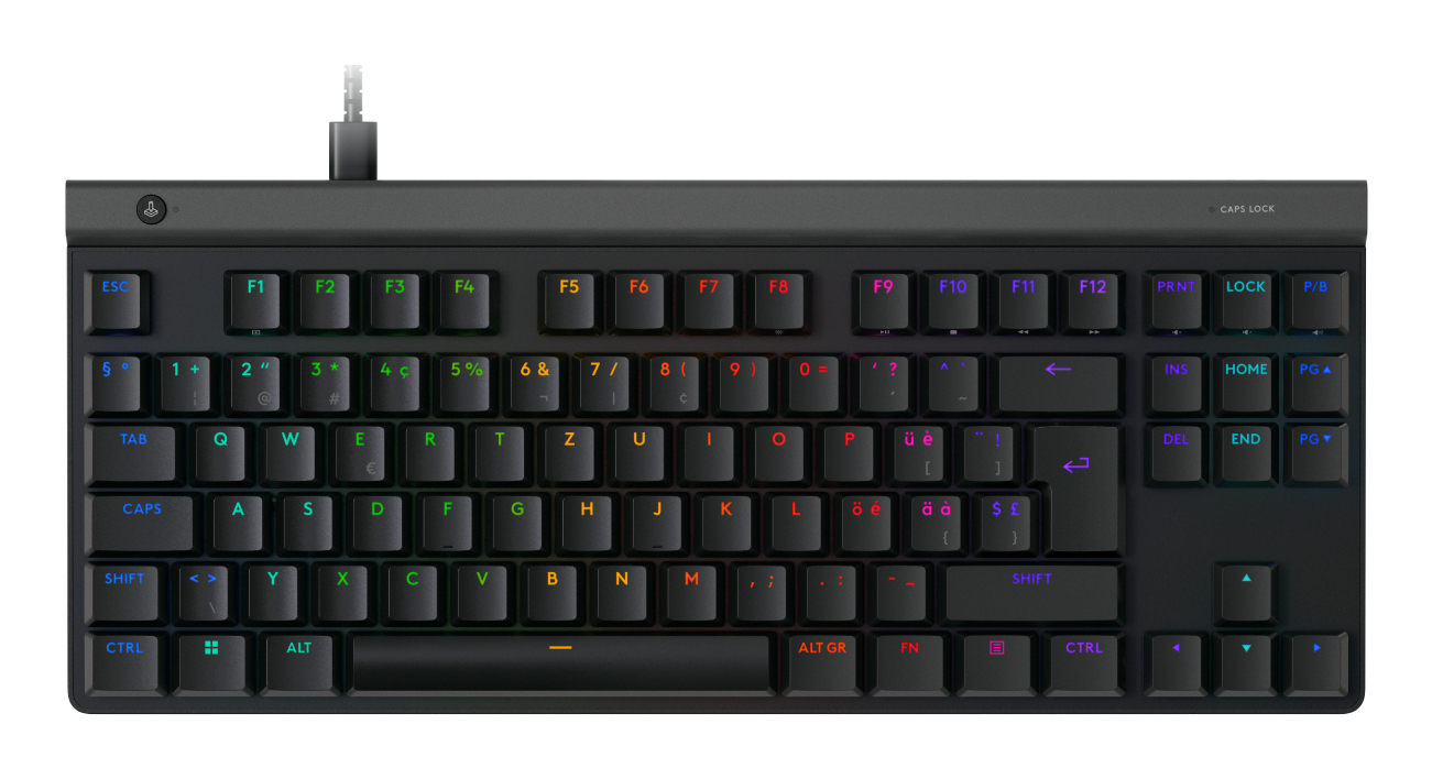 Logitech G G515 - Tastatur - TKL - Hintergrundbeleuchtung - TL: Schweiz, QWERTZ, Ansicht 2