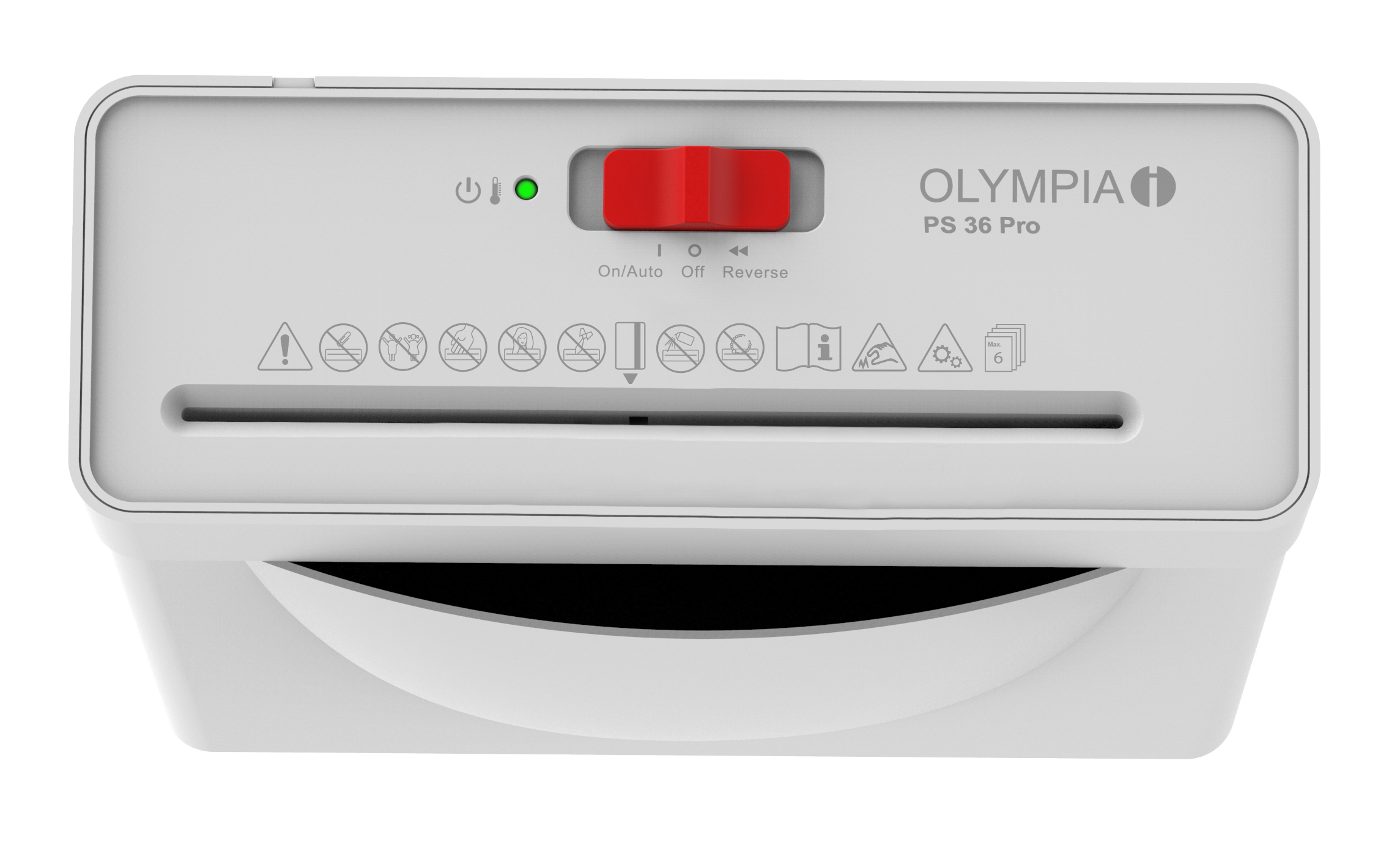 Olympia Aktenvernichter PS 36 Pro weiß, Ansicht 4