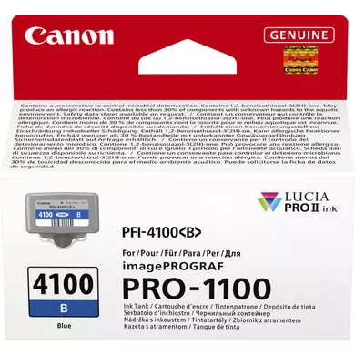 Canon PFI-4100 B - 80 ml - Blau - original - Hängebox, Ansicht 2