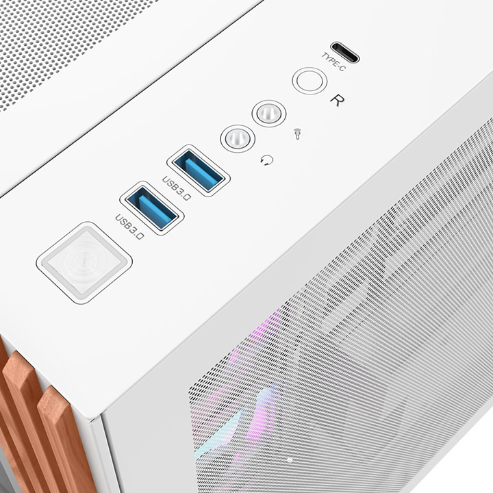Thermaltake Geh View 380 WS Midi TowerARGB Snow White retail, Ansicht 4