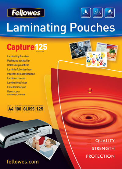 Fellowes Laminating Pouches Capture 125 micron, Ansicht 2