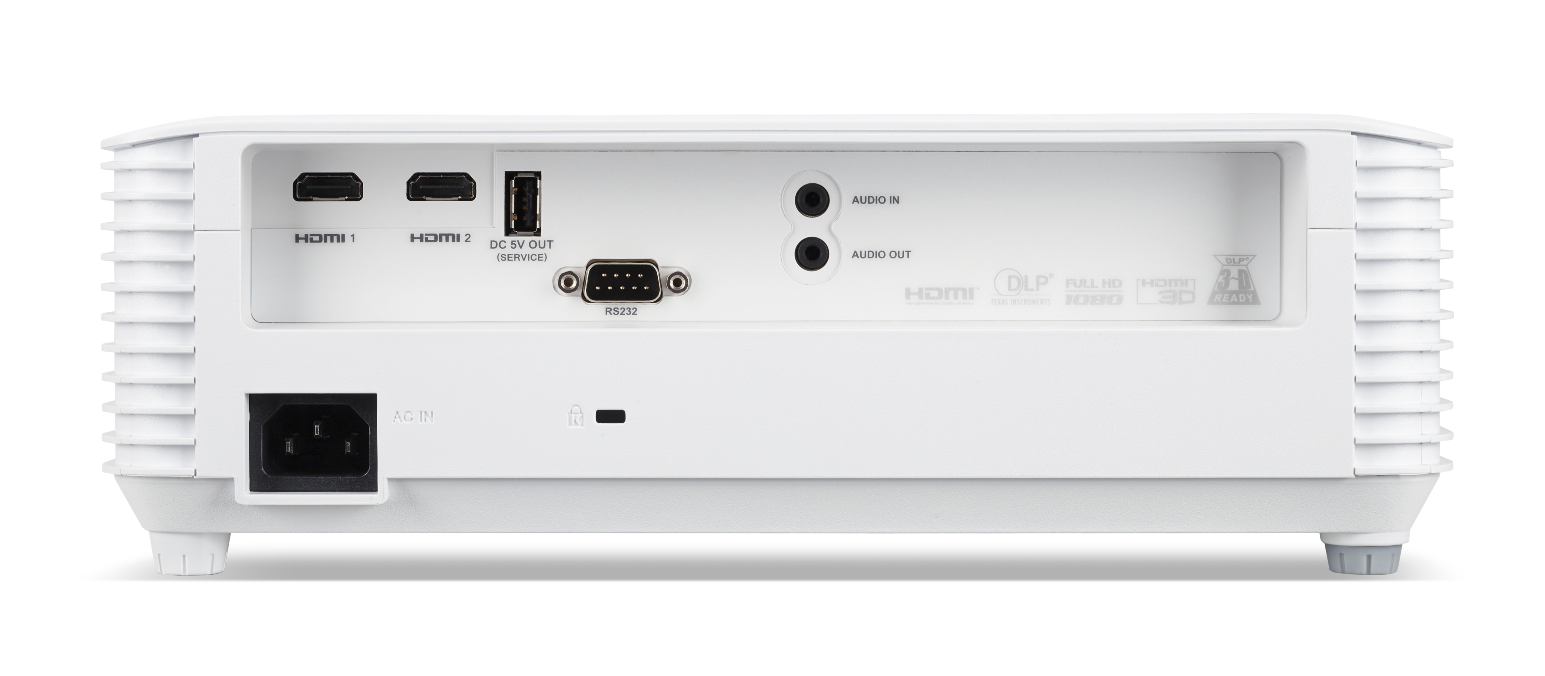 Acer H6546 - DLP-Projektor - tragbar - 3D - 5200 ANSI-Lumen - Full HD (1920 x 1080), Ansicht 3