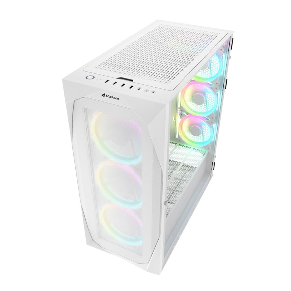 Sharkoon REV300 RGB White - Tower, Ansicht 4