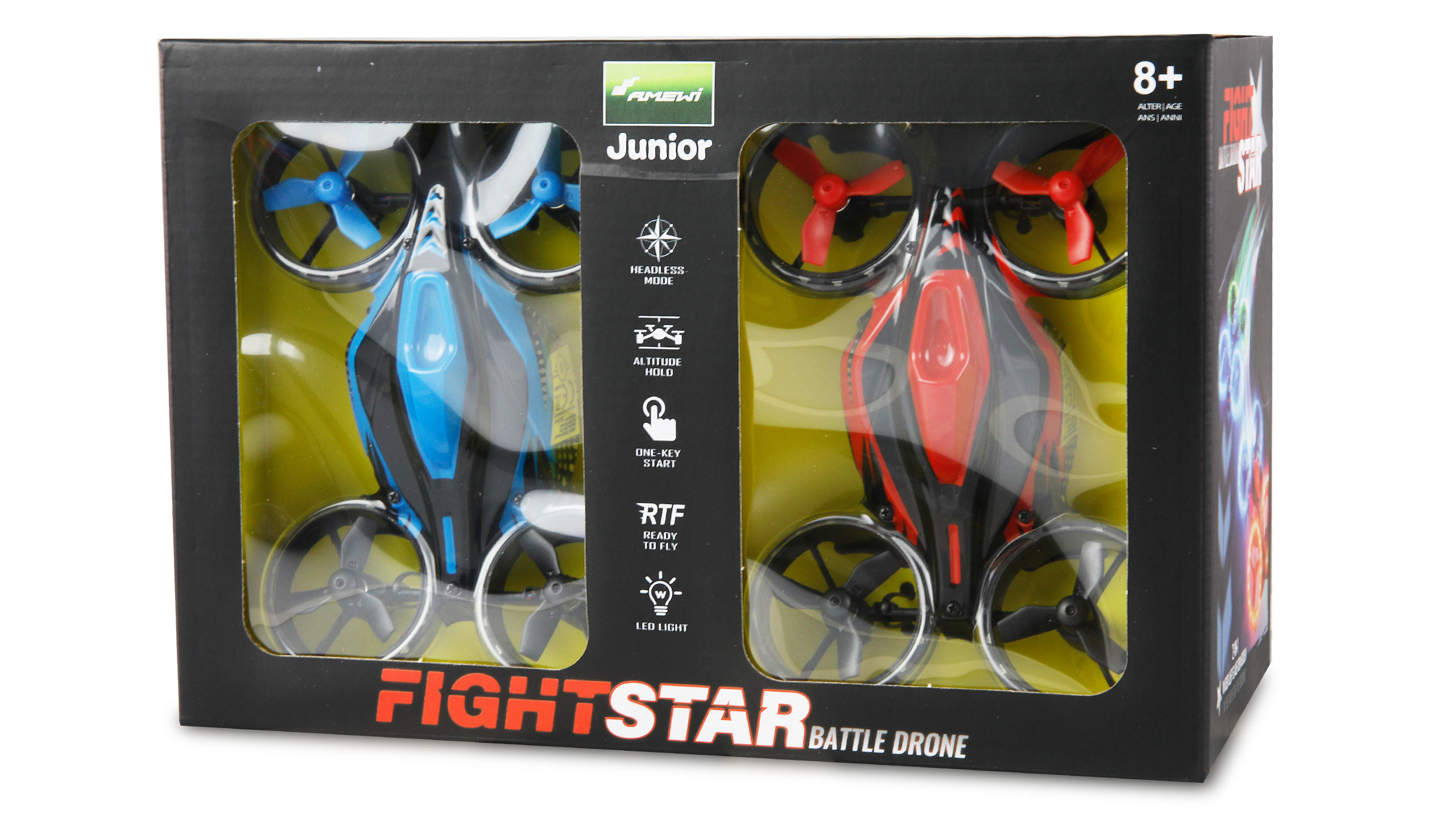 Amewi Fight Star Battle Drone Set RtF rot & blau, Ansicht 2