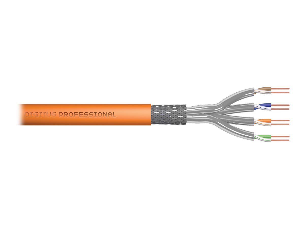 DIGITUS CAT 7 S-FTP Datenkabel - Verlegekabel, 250 m, Simplex, Dca-s2,d1,a1