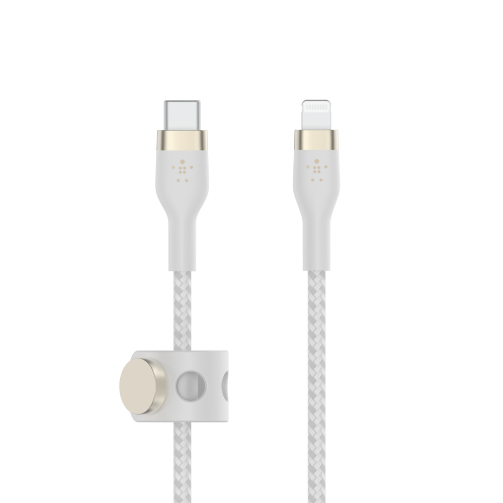 Belkin BOOST CHARGE - Lightning-Kabel - 24 pin USB-C männlich zu Lightning männlich - 3 m - weiß - für Apple iPad/iPhone, Ansicht 2