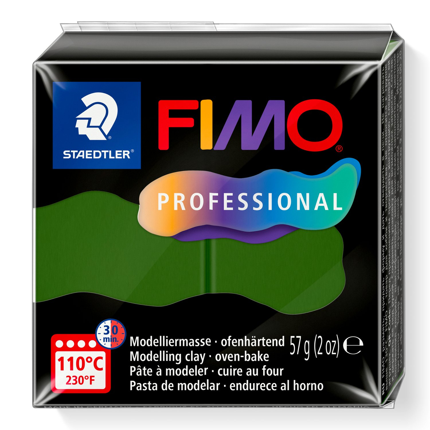 STAEDTLER Mod.masse Fimo prof 57g blattgrün, Ansicht 2