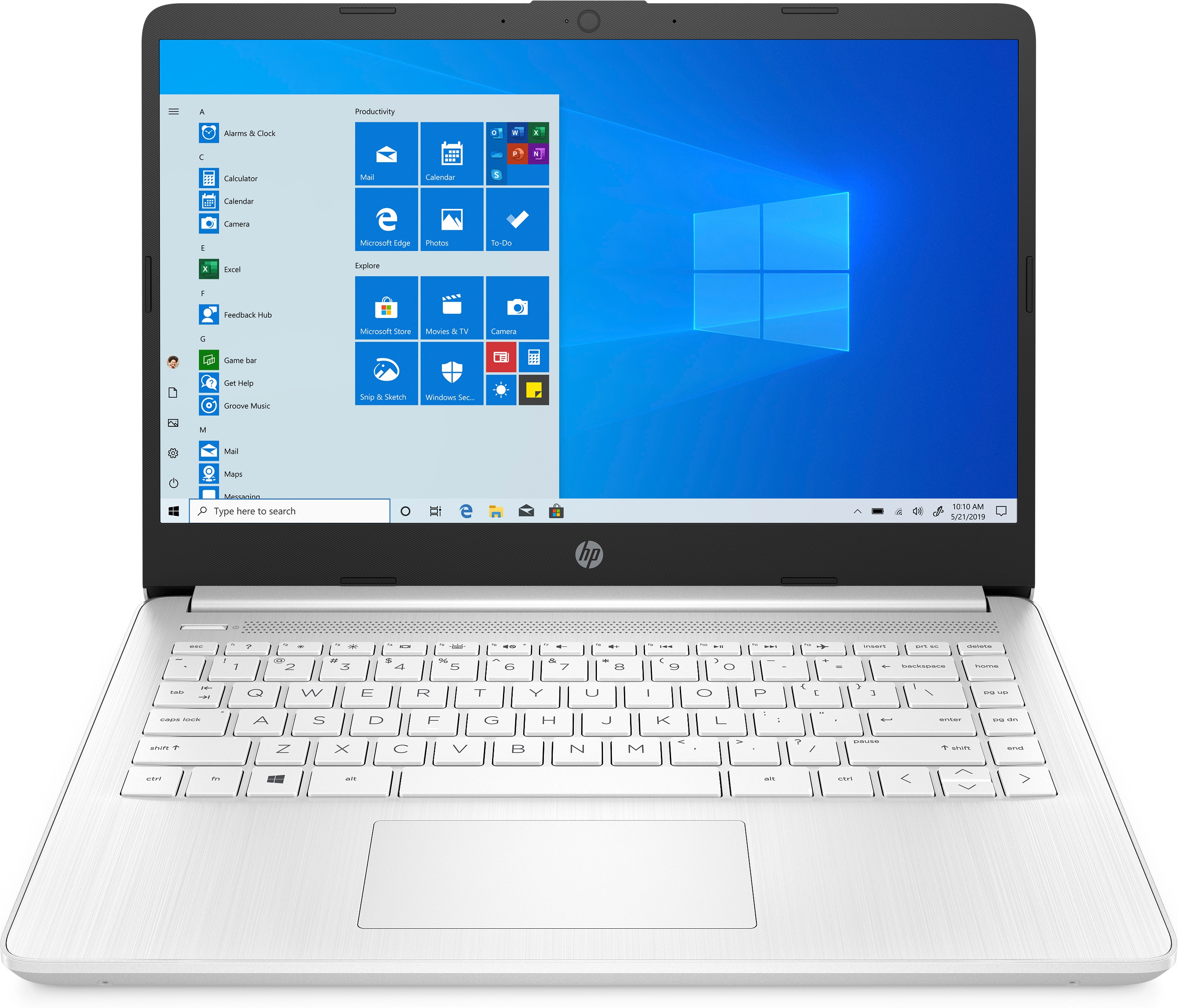HP Laptop 14s-fq0206ng Notebook 35.6cm 14Zoll HD AG 3020e 4GB 64GB eMMC AMD Radeon - Notebook - 4 GB
