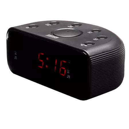Inter Sales Denver CR-430 - Uhr - Analog & Digital - FM - PLL - LED - 1,52 cm (0.6") - Schwarz, Ansicht 4