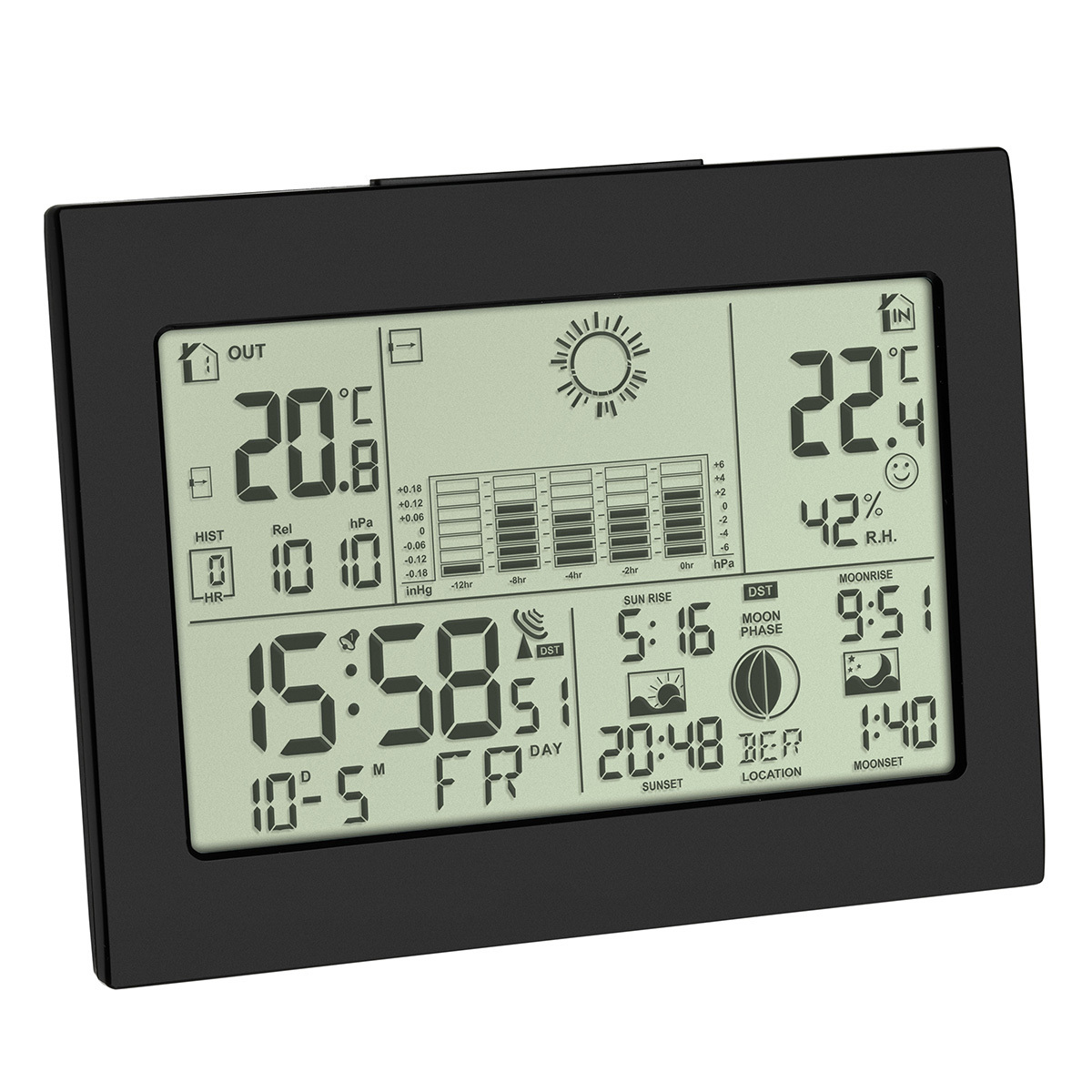 TFA HORIZON - Wetterstation - Schwarz, Ansicht 4