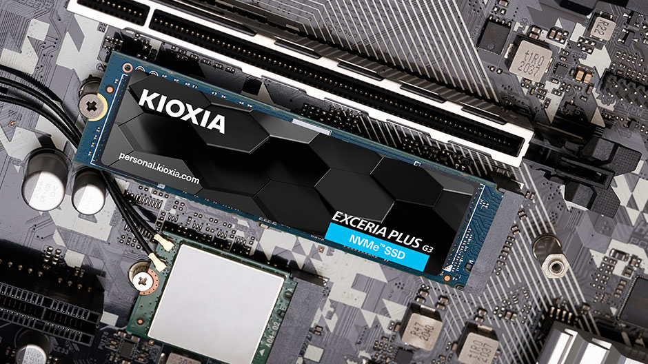 Kioxia EXCERIA Plus G3 NVMe  2TB M.2 2280 PCIe 4.0, Ansicht 3