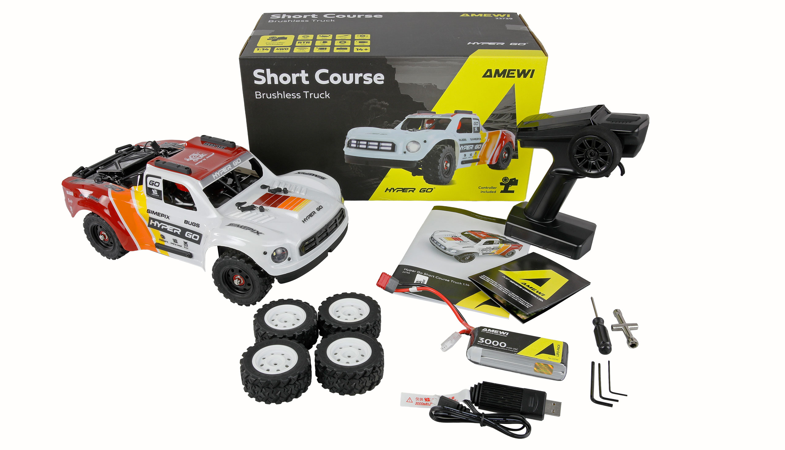 Amewi Hyper GO Short Course Truck Brushless 1 14 RTR 14+, Ansicht 2