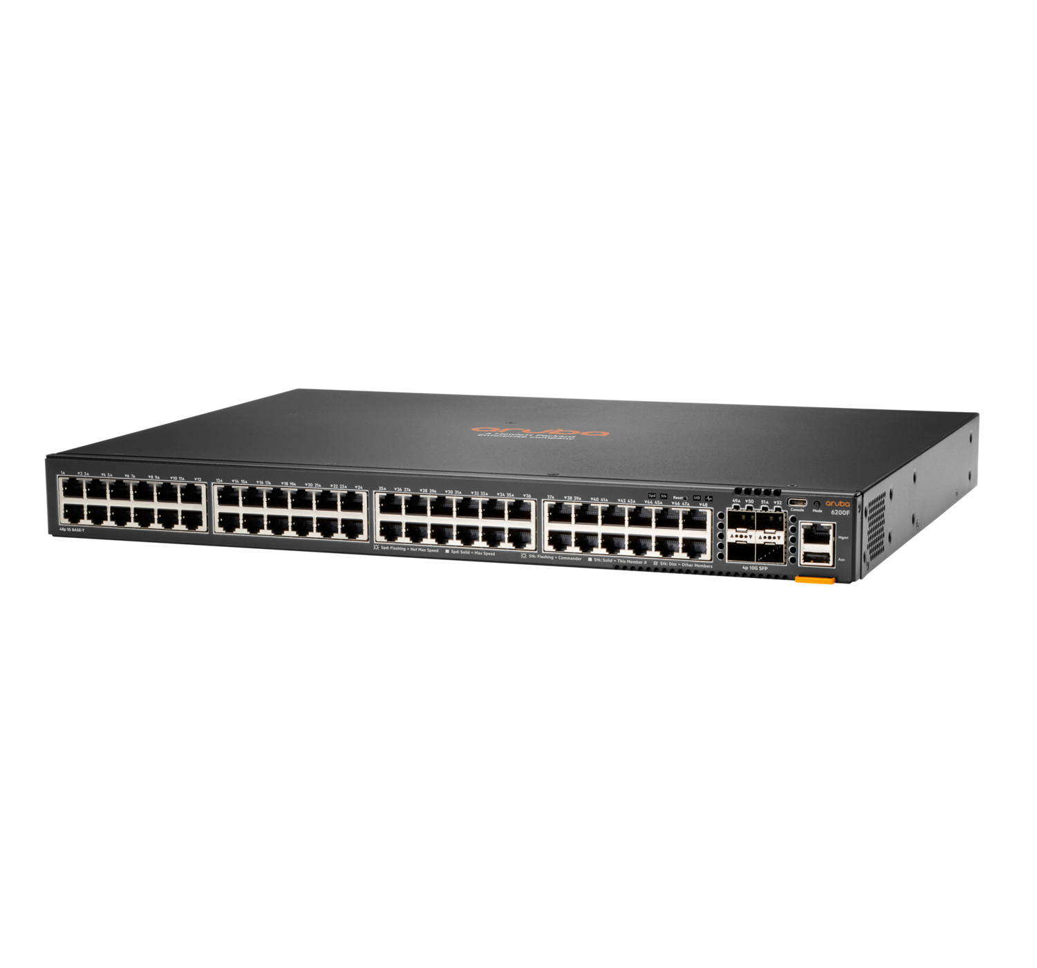 HPE Aruba Networking CX 6200F 48G 4SFP+ Switch, Ansicht 2
