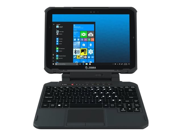 Zebra 2-in-1 - Tastatur - mit Touchpad, ausziehbarer integrierter Griff, Ansicht 2