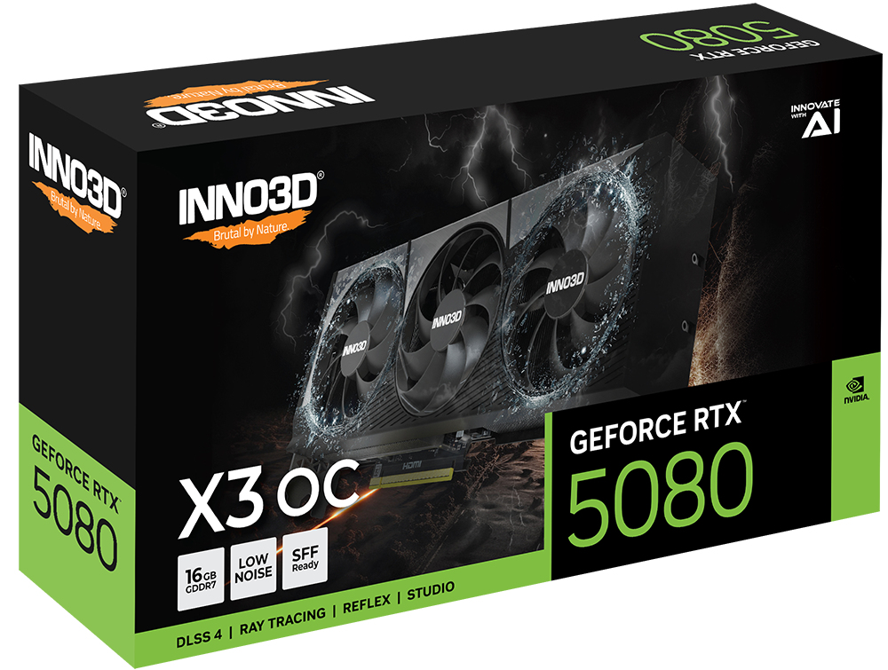 Inno3D GeForce RTX 5080 X3 OC - Grafikkarten, Ansicht 2