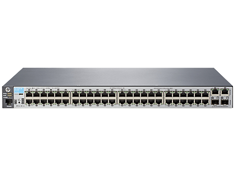 HPE Aruba 2530-48 - Switch - managed - 48 x 10/100 + 2 x Gigabit SFP + 2 x 10/100/1000