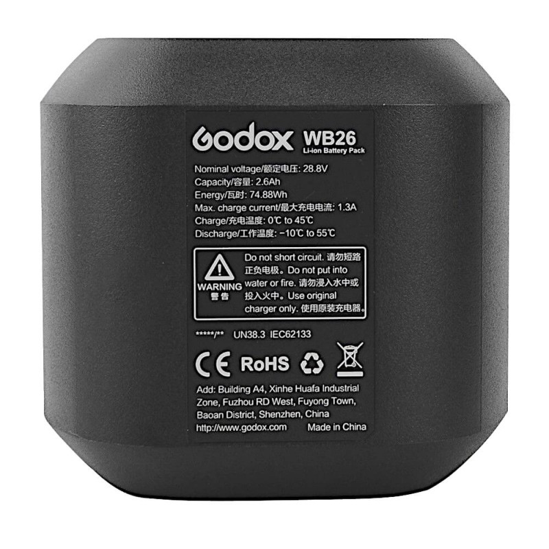 Godox  WB26 - 2600 mAh - 28,8 V - 74,88 Wh, Ansicht 2