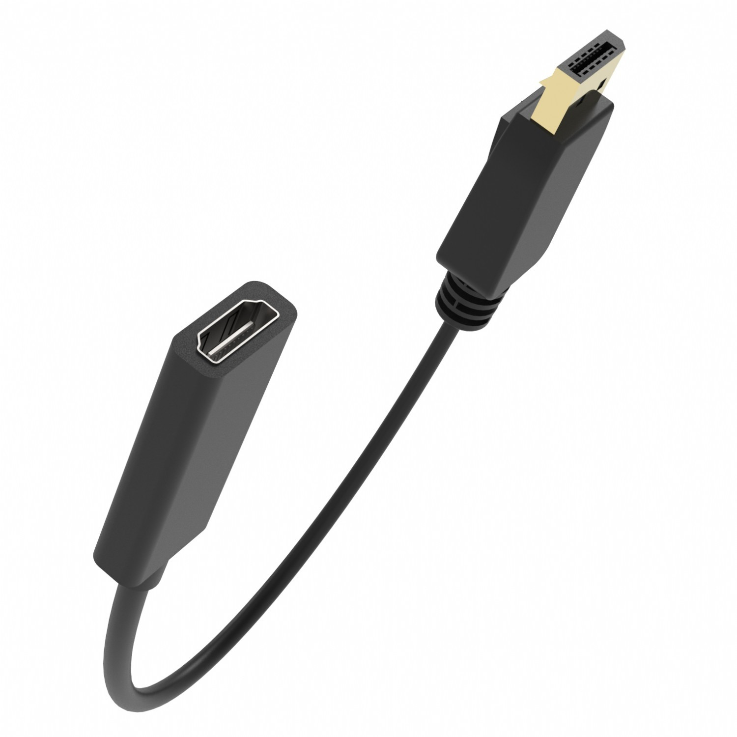 INCA Adapter IDTH-07 DisplayPort> HDMI 4K retail - Adapter - Digital/Display/Video, Ansicht 3