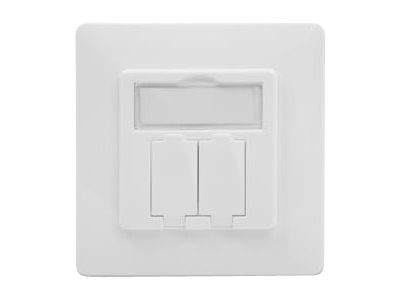 DIGITUS Frontplatte und Einbaurahmen für Multimedia / Keystone Module