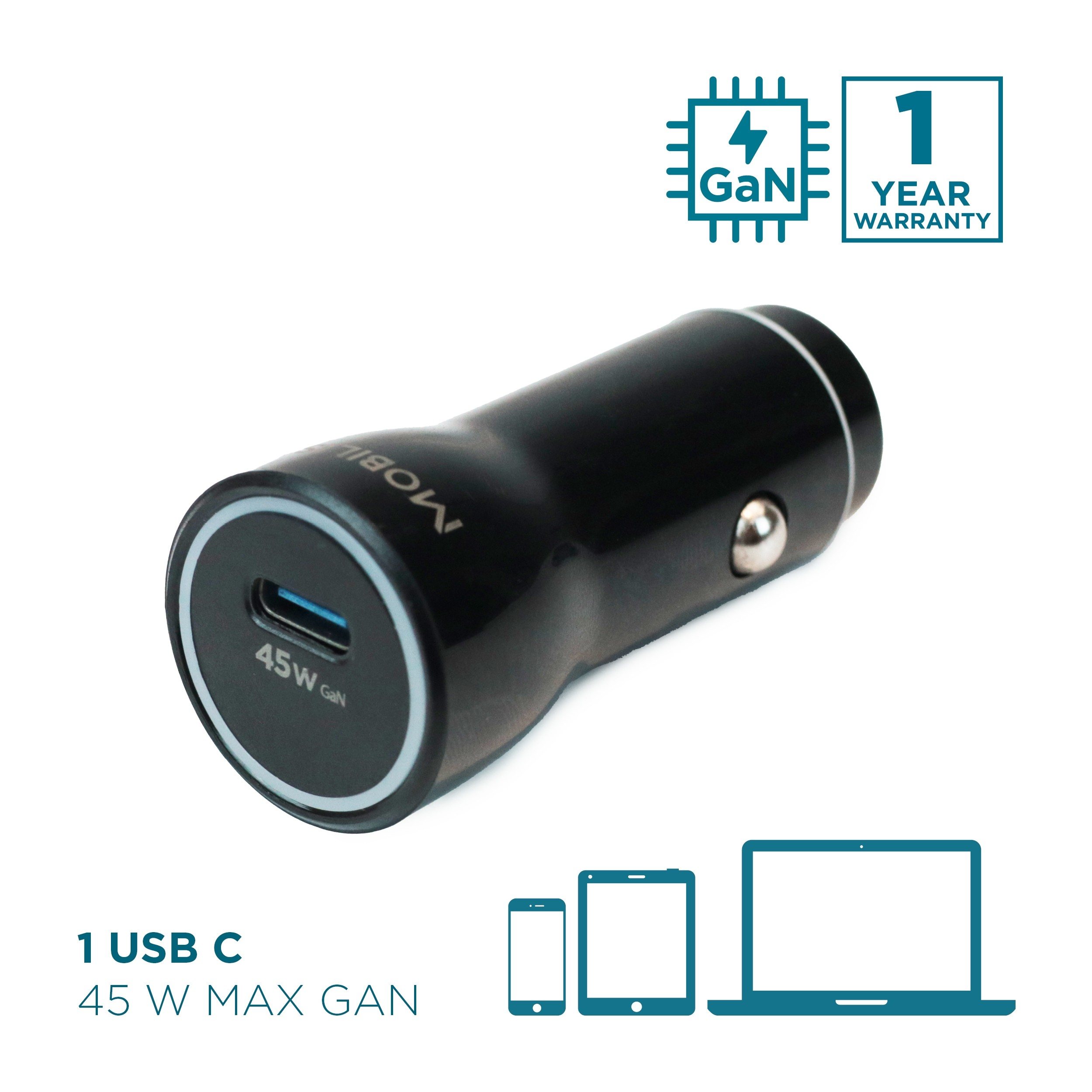 Mobilis Energia Charger - 45W Car - 1 USB C - Soft bag, Ansicht 3