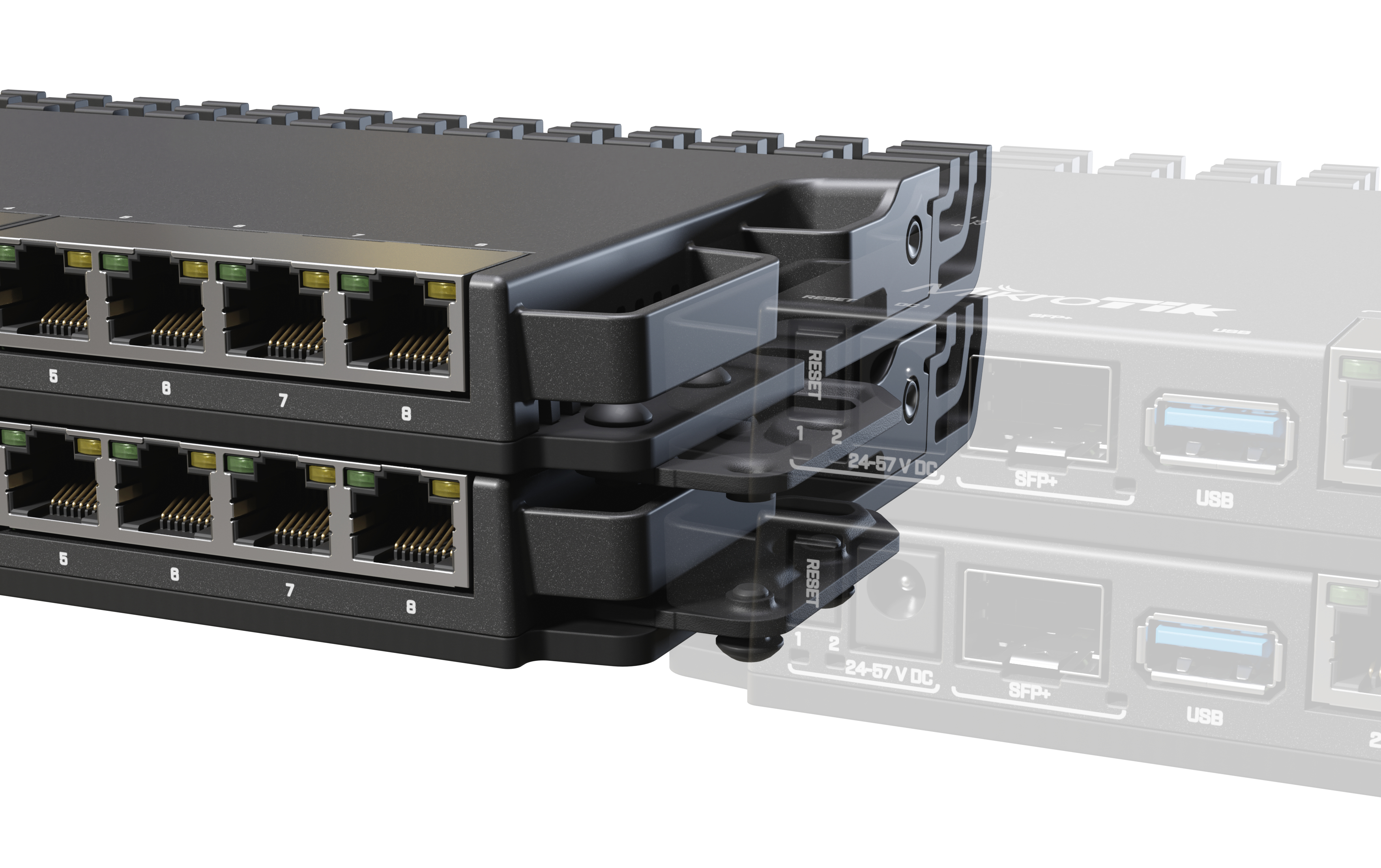 MikroTik K-79 - Rackmontagesatz - 1U - für MikroTik, Ansicht 2