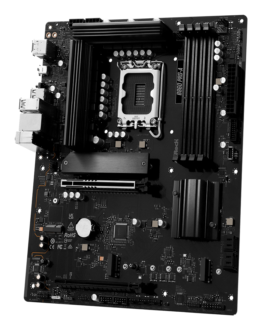 ASRock B860 Pro-A - Motherboard - ATX - LGA1851-Sockel - B860 Chipsatz, Ansicht 4