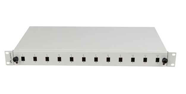 Lanberg 19 Fiber Patchpanel 12xSC SIMPLEX/12xLC DUPLEX g - Glasfaser (LWL) - Duplex, Ansicht 3