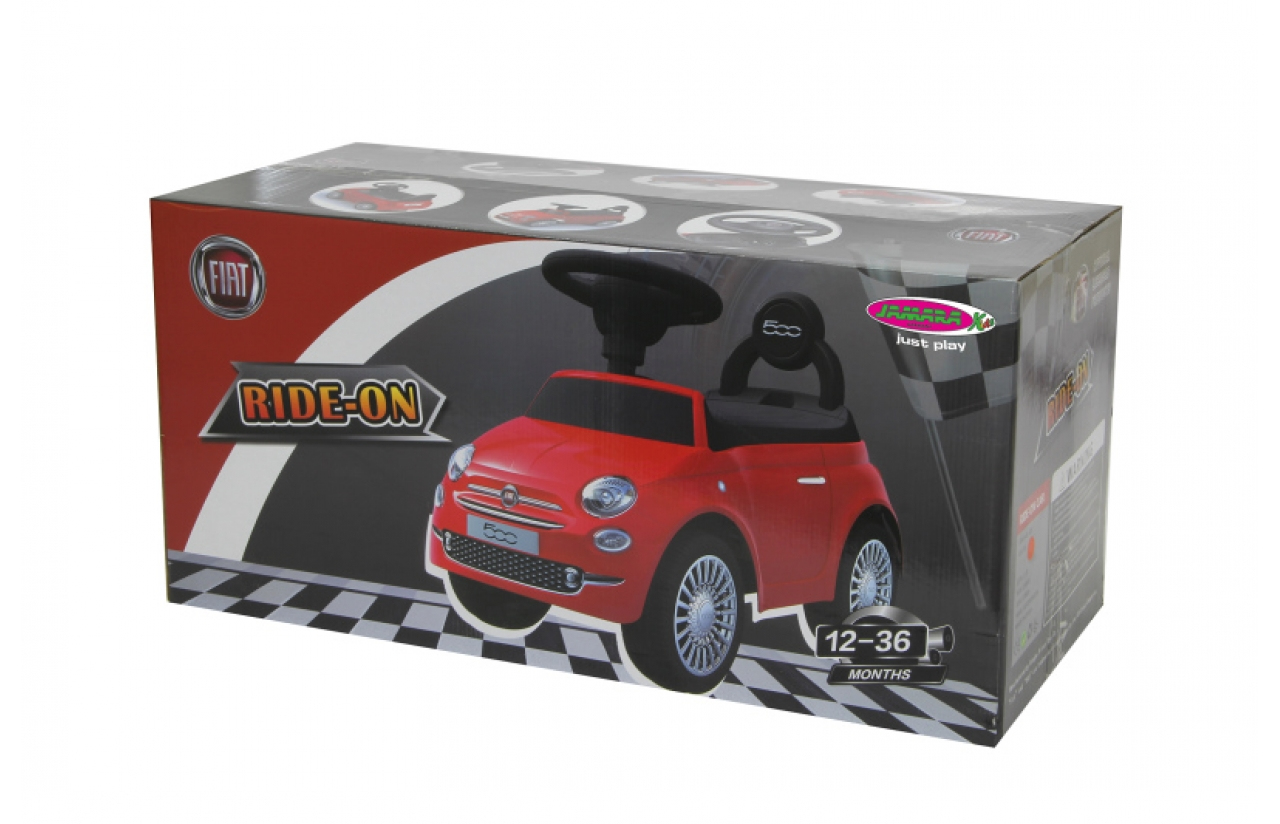 JAMARA Fiat 500 blau - 1 Jahr(e) - 4 Rad/Räder - Schwarz - Blau - Batterien erforderlich, Ansicht 3