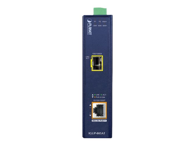 Planet IGUP-805AT - Medienkonverter - 1GbE - 10Base-T 100Base-TX 1000Base-T 1000Base-X 100Base-X - SFP (mini-GBIC)