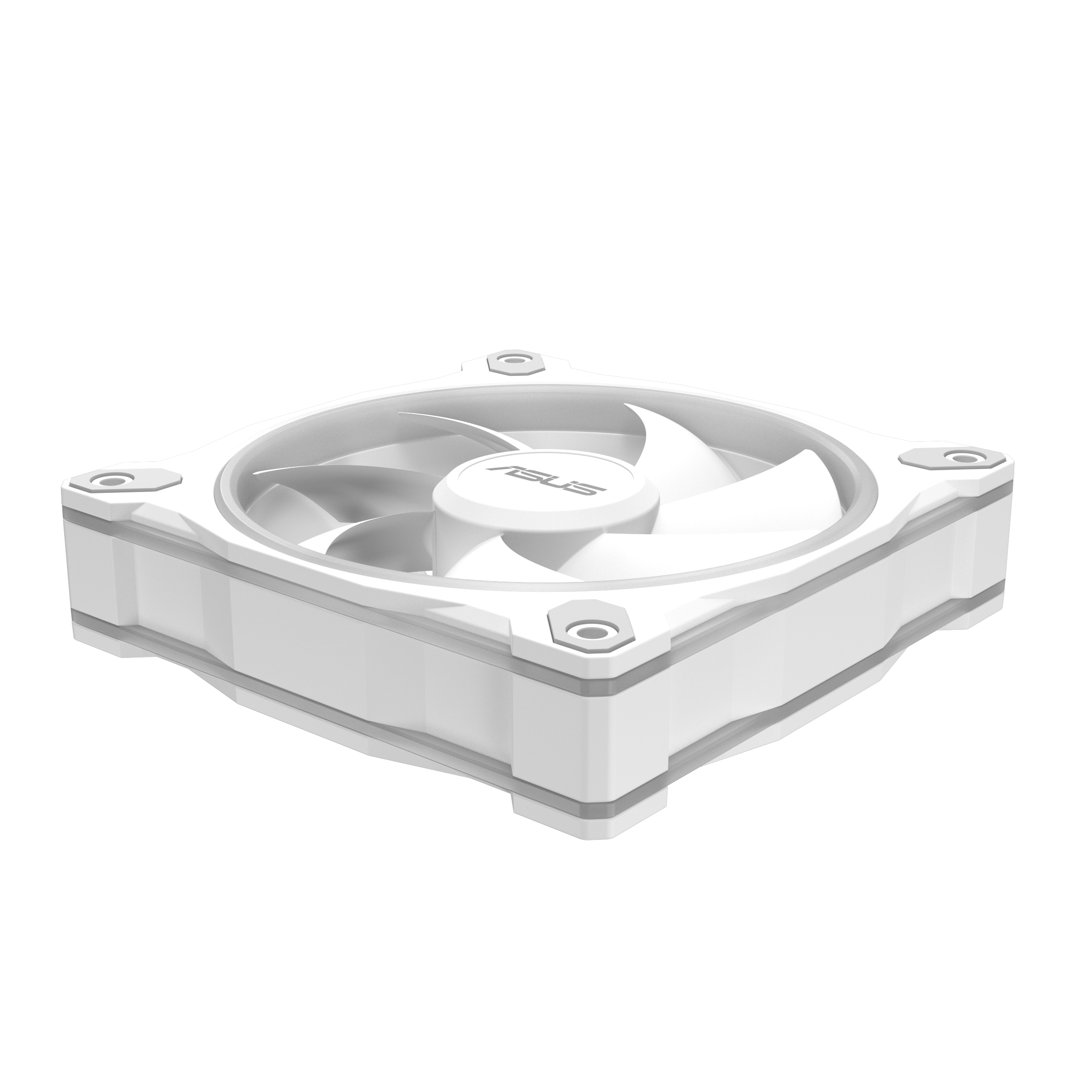ASUS Prime MR120 - Gehäuselüfter - 120 mm - weiß (Packung mit 3), Ansicht 4