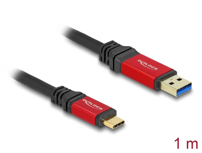 Delock USB-Kabel - USB Typ A (M) zu 24 pin USB-C (M), Ansicht 3