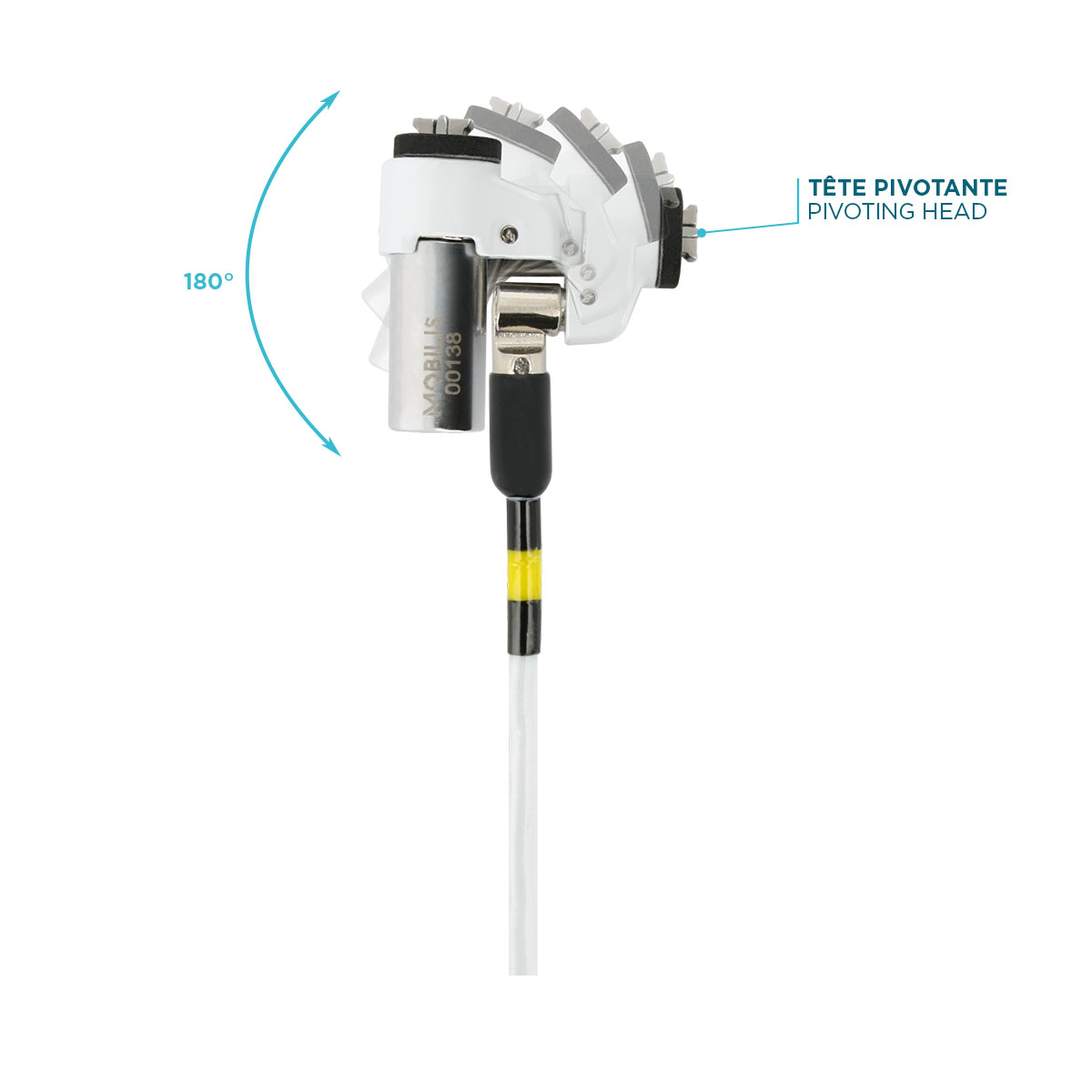 Mobilis Slim Rotating Security Lock Key - Sicherheitskabelschloss, Ansicht 4