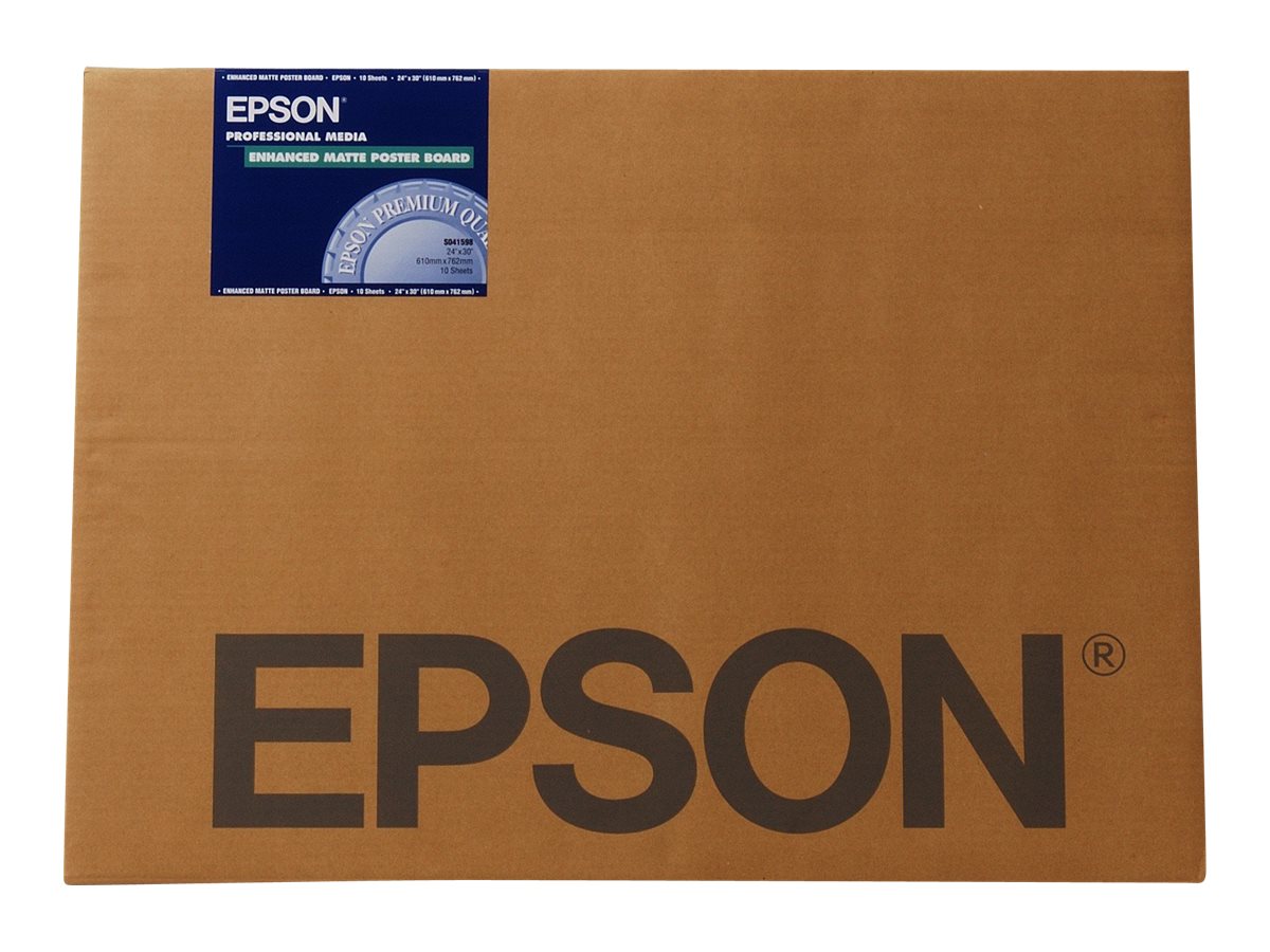Epson Enhanced - Matt - 610 x 762 mm - 1170 g/m² - 10 Stck. Poster - für SureColor SC-P10000, P20000, P6000, P7000, P7500, P8000, P9000, P9500, T3200, T5200, T7200