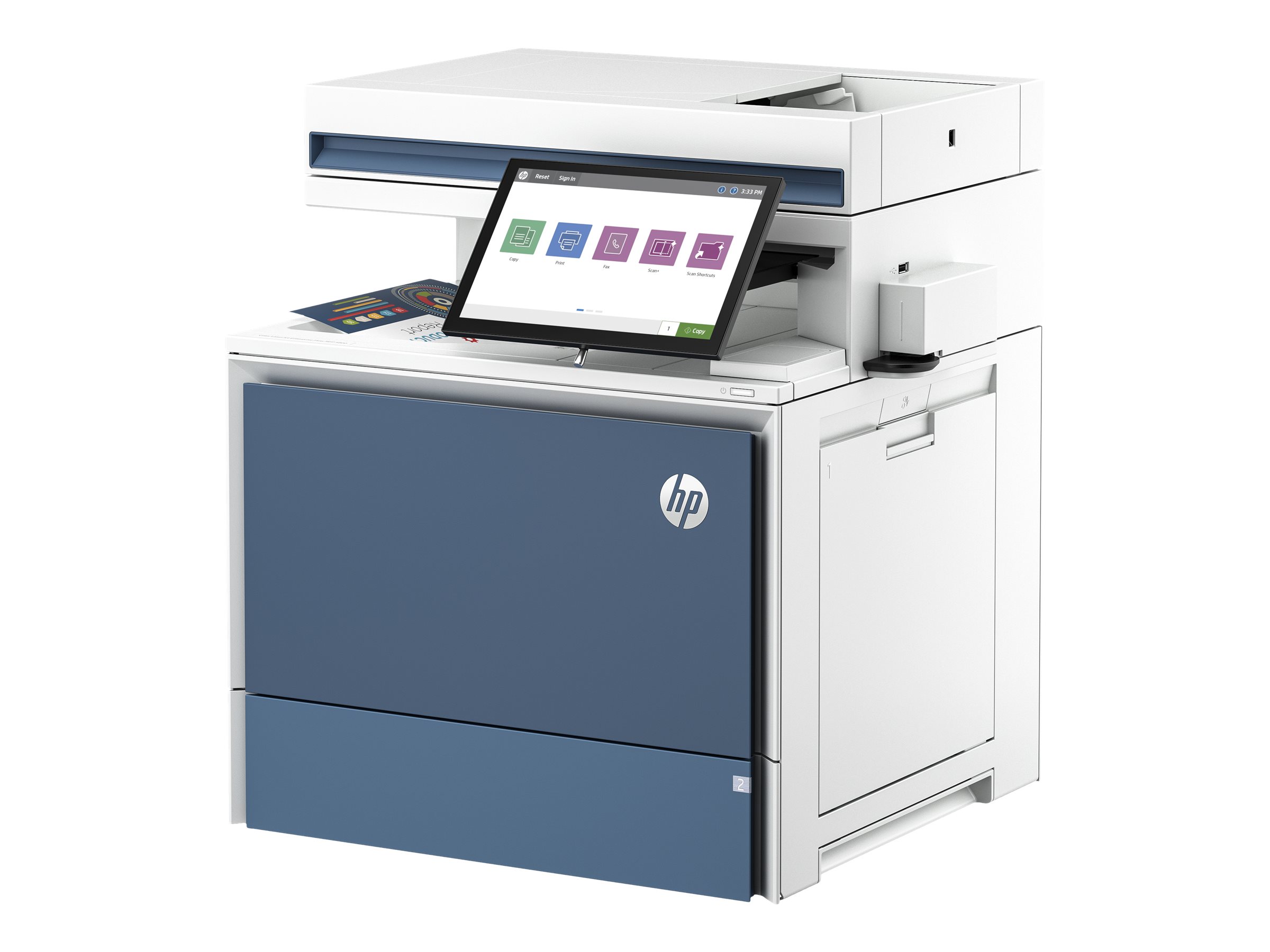 HP LaserJet Enterprise Flow MFP 5800zf - Multifunktionsdrucker - Farbe - Laser - Legal (216 x 356 mm)