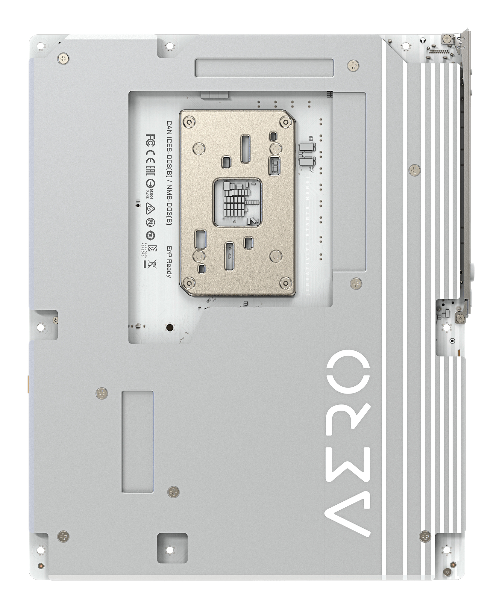 Gigabyte X870E AERO X WOOD X870E AM5 ATX DDR5 - Mainboard - AMD Sockel AM5 (Ryzen Zen4), Ansicht 3