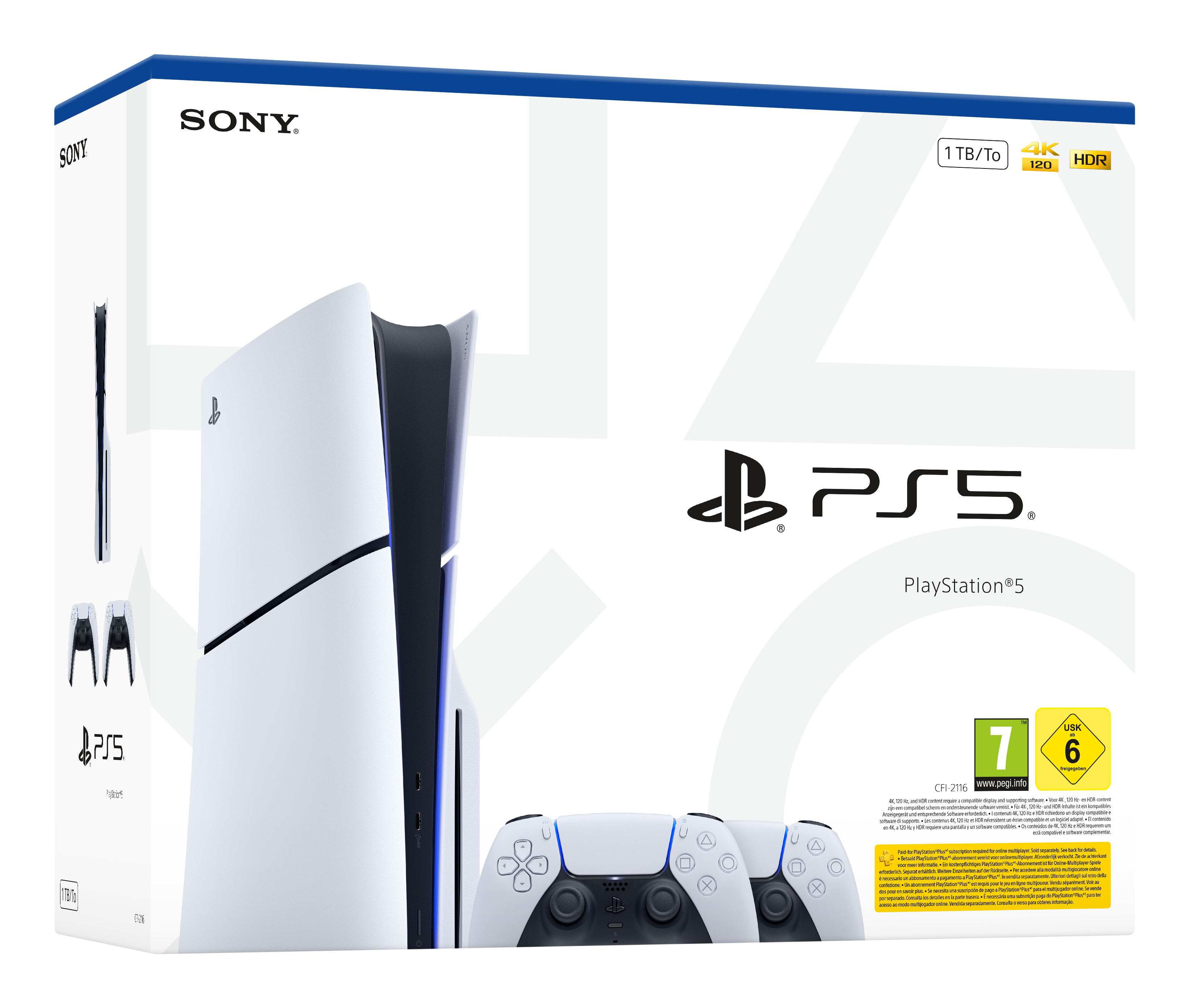 Sony PlayStation 5 Bundle Disc-Edition inkl. zweiten DualSense Controller, Ansicht 2