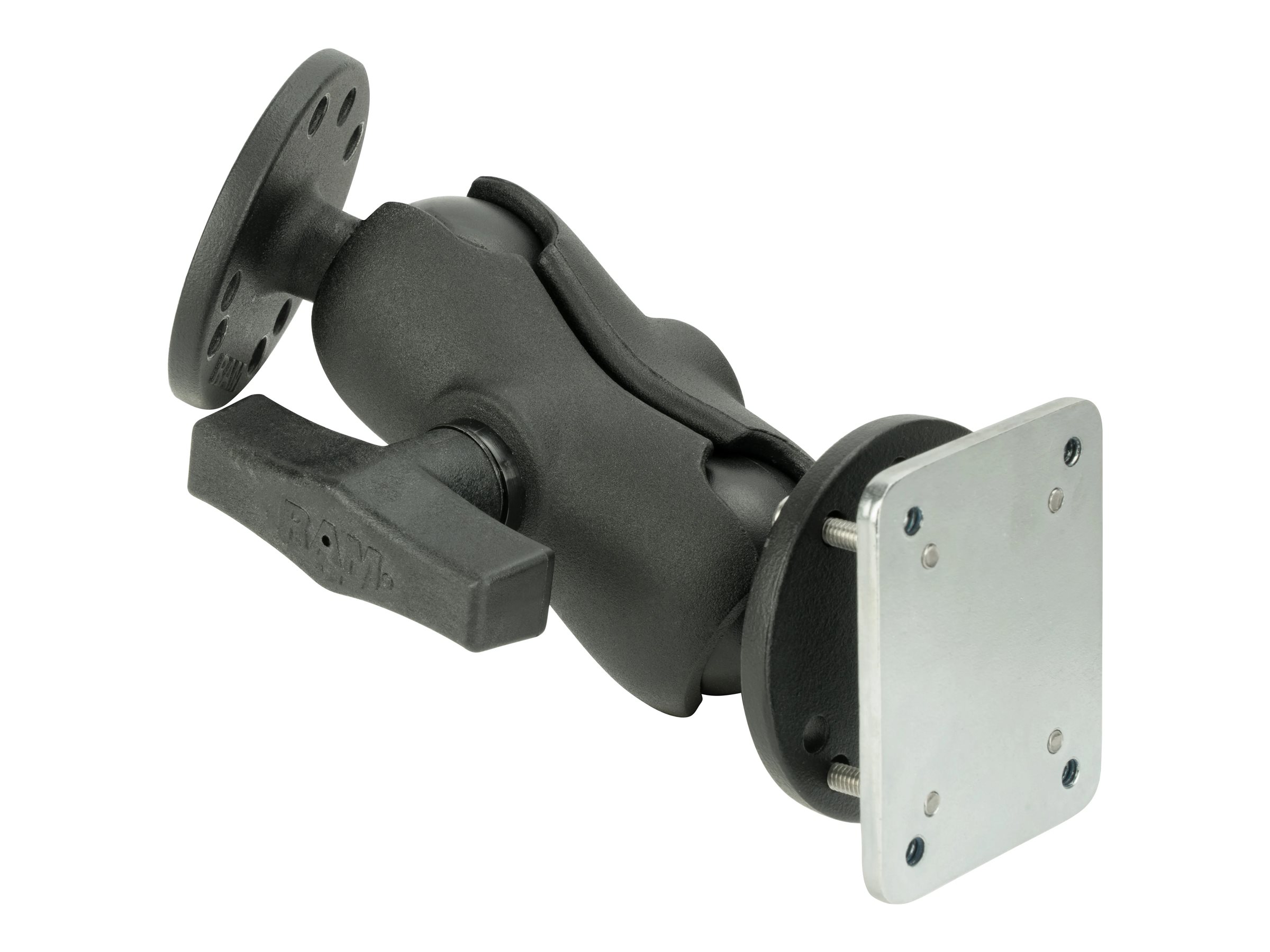 Ram Mounts RAM-101-B-225B2U - Befestigungssockel - Auto - Schwarz - Monochromatisch - Aluminium - Stahl - 521 g, Ansicht 3