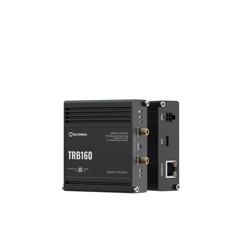 Teltonika TRB160 - Gateway - 1GbE - LTE - 3G, 4G, Ansicht 3