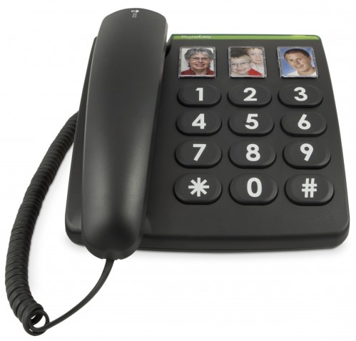 Doro PhoneEasy 331ph - Telefon mit Schnur - Schwarz, Ansicht 2
