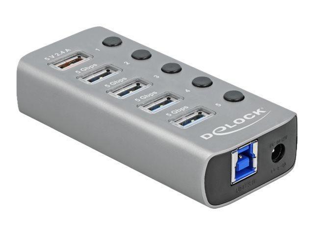 Delock Hub - 4 x USB 3.2 Gen 1 - Desktop, Ansicht 3