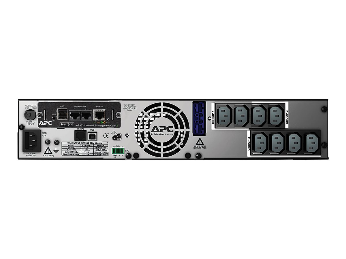 APC Smart-UPS X 1500 Rack/Tower LCD - USV (Rack - einbaufähig)