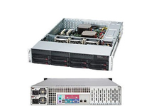 Supermicro SC825 TQC-R802LPB - Rack-Montage 2U