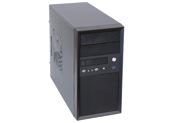 Chieftec Mesh Series CT-01B - Tower - micro ATX 350 Watt (ATX12V 2.3/ PS/2), Ansicht 3