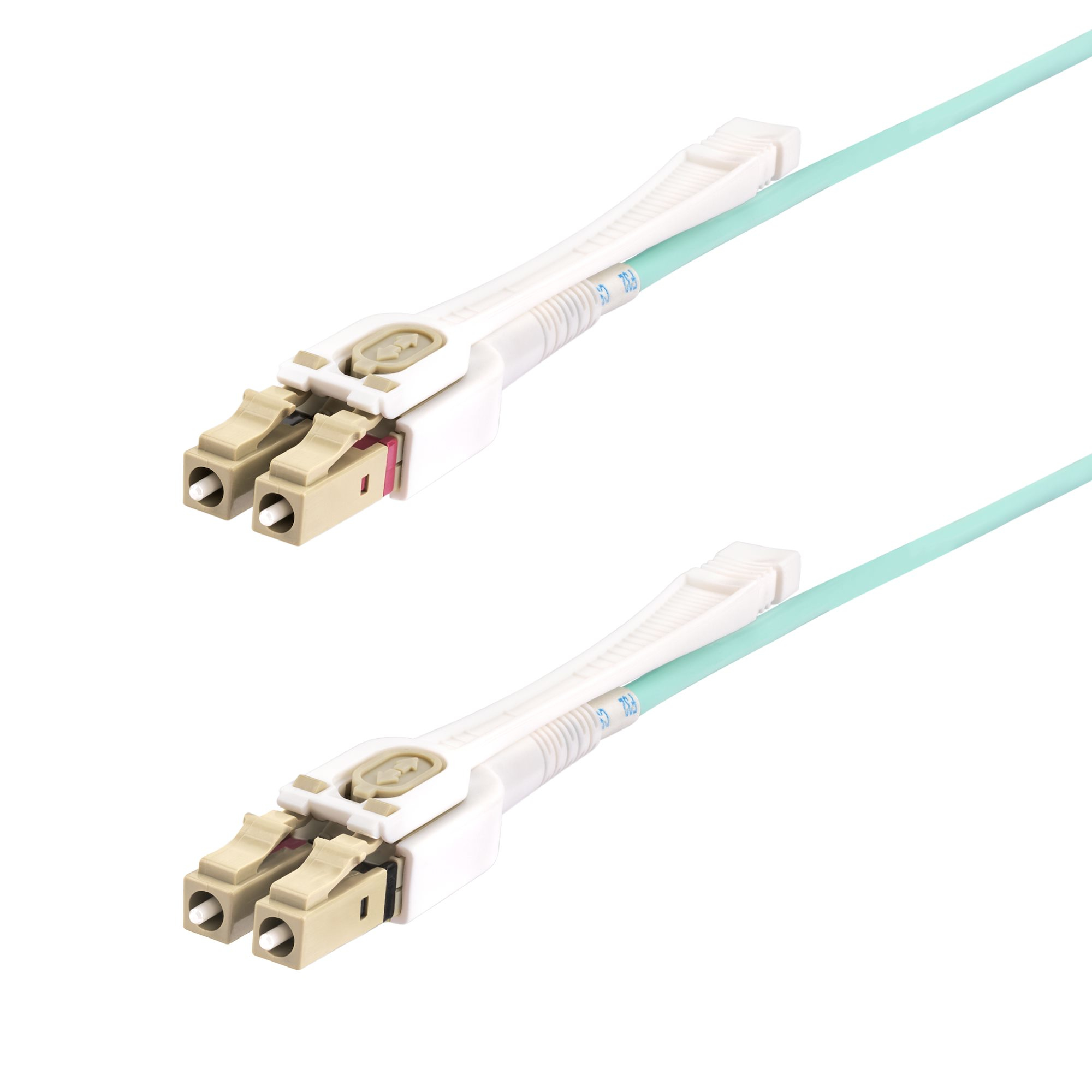 StarTech.com 8m (26ft) LC to LC (UPC) OM4 Multimode Fiber Optic Cable w/Push Pull Tabs, 50/125µm, 100G Networks, Ansicht 2