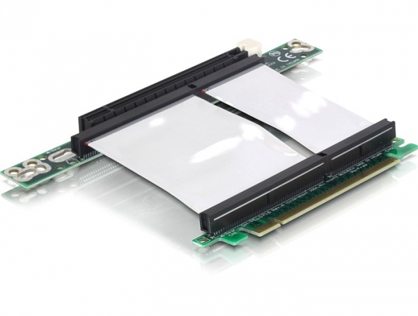 Delock Riser card PCI Express x16 with flexible cable left insertion, Ansicht 2
