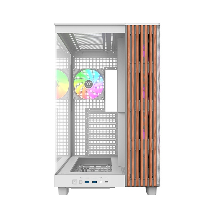 Thermaltake Geh View 380 XL WS Midi TowerARGB Snow White retail, Ansicht 2