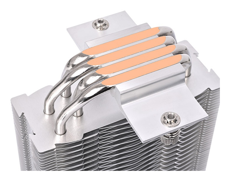 Thermaltake Kühler UX400 ARGB White Air AMD/Intel retail - CPU-Kühler - AMD Sockel AM3 (Ph. II/Ath. II), Ansicht 3