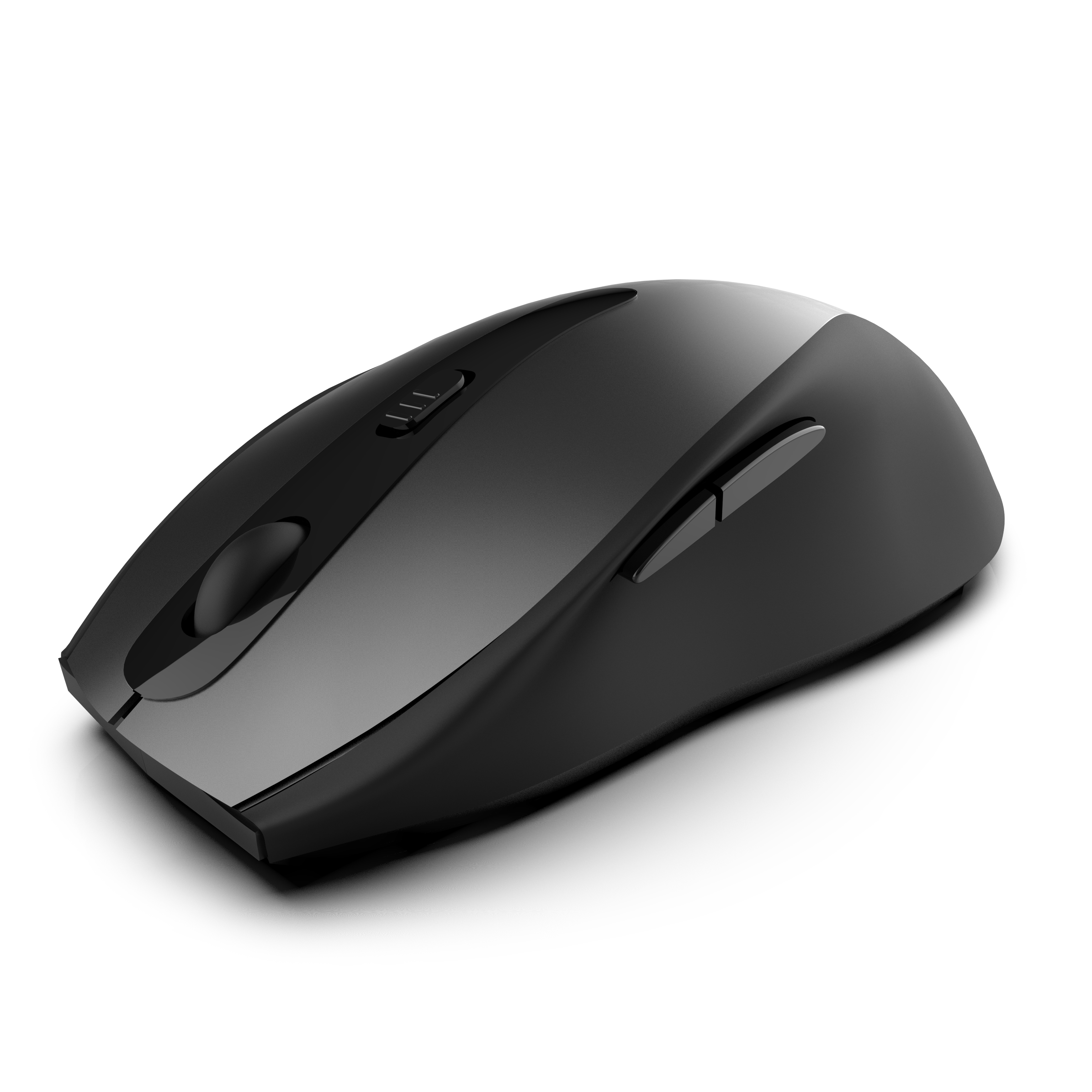 Cian Technology GmbH Inca IWM-505 - rechts - Optisch - RF Wireless - 1600 DPI - Schwarz, Ansicht 3